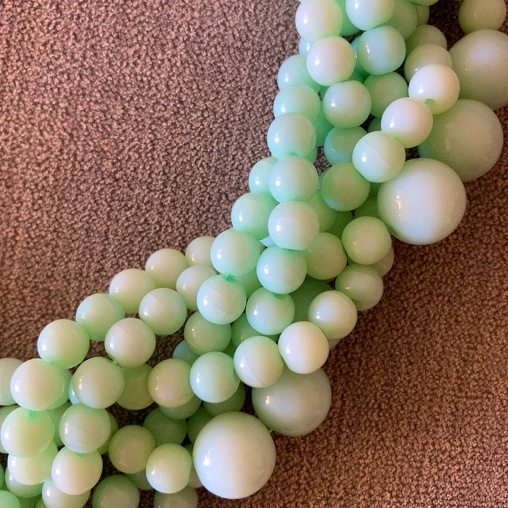 Baublebar Bubble Statement Necklace Mint Green - Picture 4 of 5